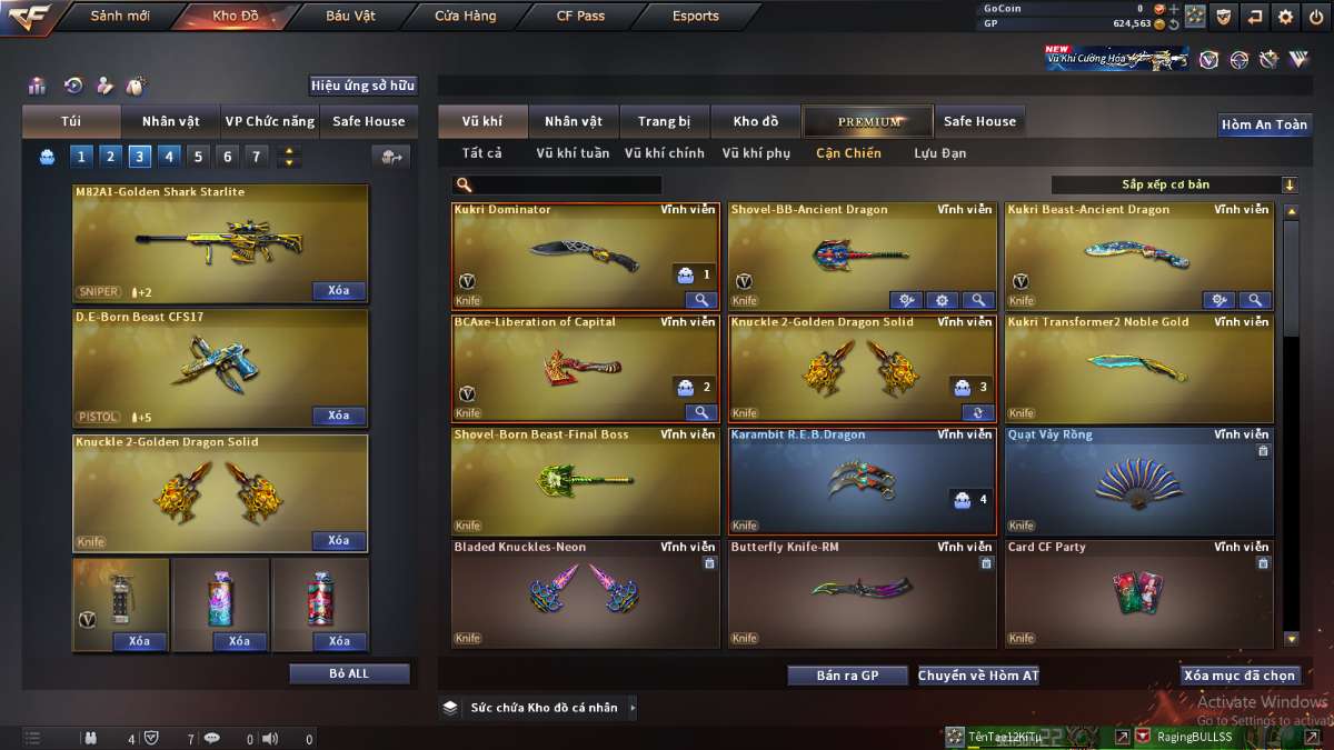 shop acc cf uy tin gia re